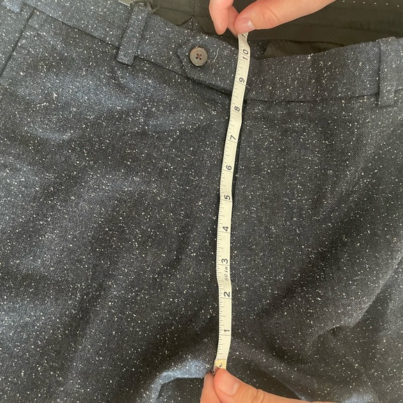 StudioSuits Donegal Tweed 3-piece suit in Blue Fleck. Jacket 40R, pants 32x32. - Picture 10 of 13